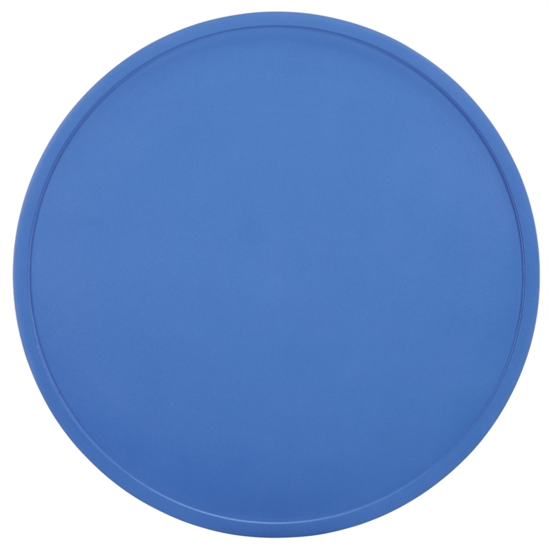 Safavieh Selk Wood and Metal Accent Table in Blue