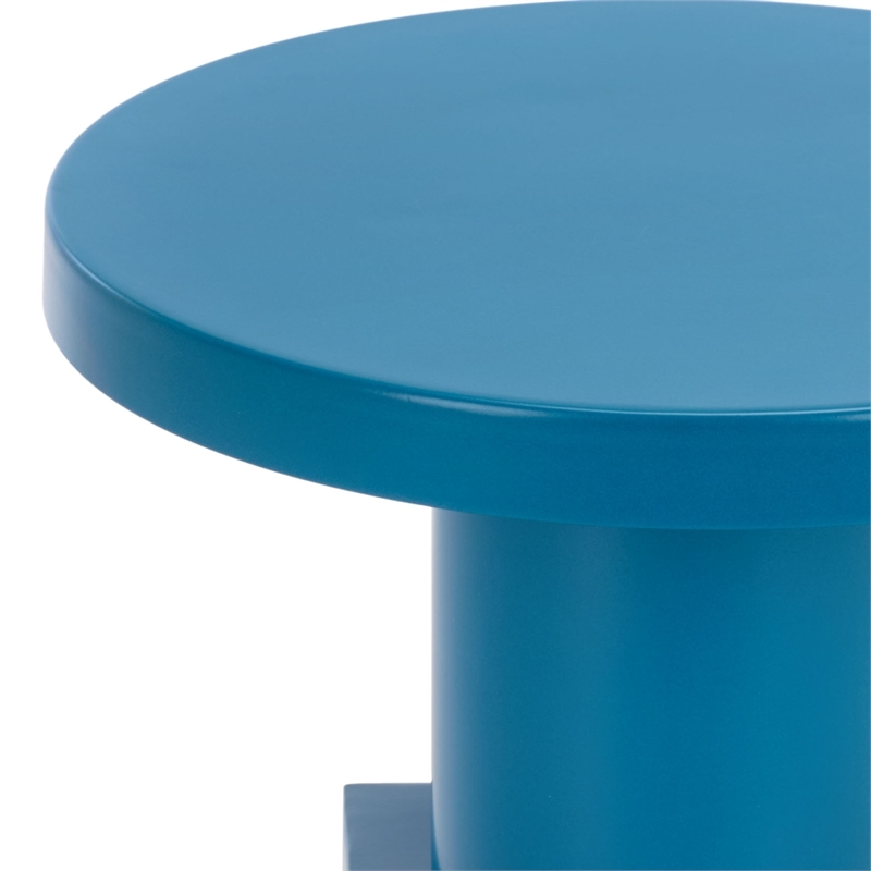 Safavieh Fiori Iron Accent Table in Teal