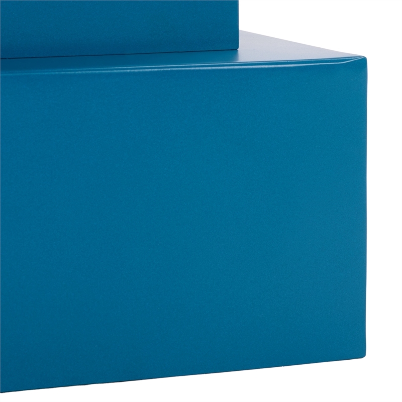 Safavieh Fiori Iron Accent Table in Teal