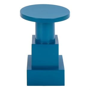 Safavieh Fiori Iron Accent Table in Teal
