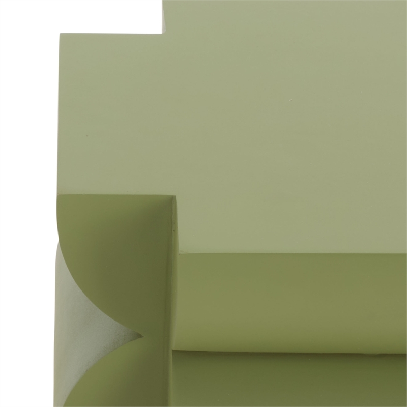Safavieh Lappell Wood Accent Table in Olive