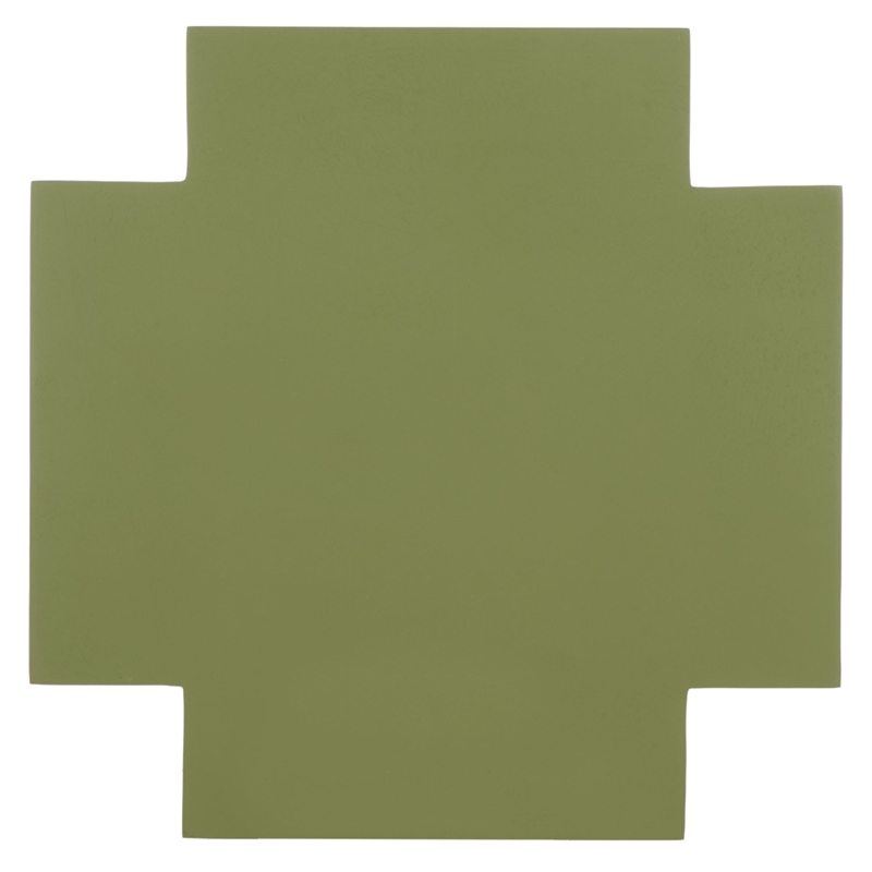 Safavieh Lappell Wood Accent Table in Olive