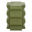 Safavieh Lappell Wood Accent Table in Olive