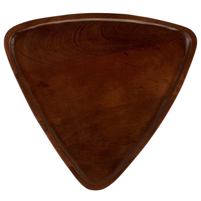 Safavieh Kristel Wood and Marble Accent Table in Brown/Silver/Black