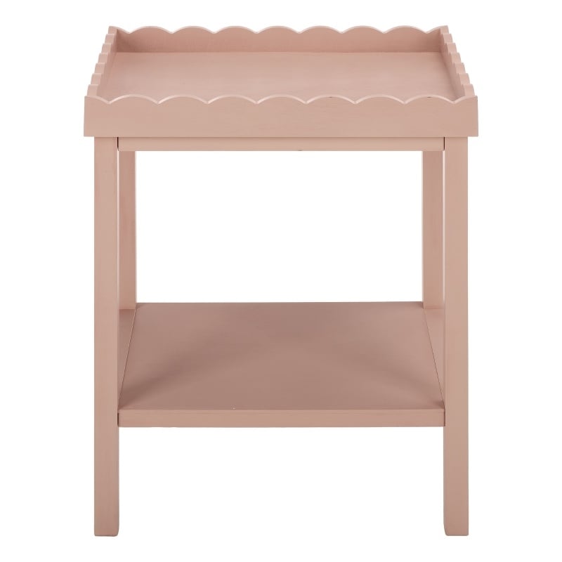 Safavieh Starlyn Wood Accent Table in Pink