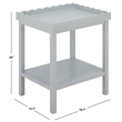 Safavieh Starlyn Wood Accent Table in Gray