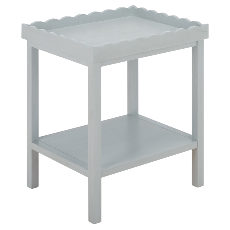 Safavieh Starlyn Wood Accent Table in Gray