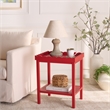 Safavieh Starlyn Wood Accent Table in Red