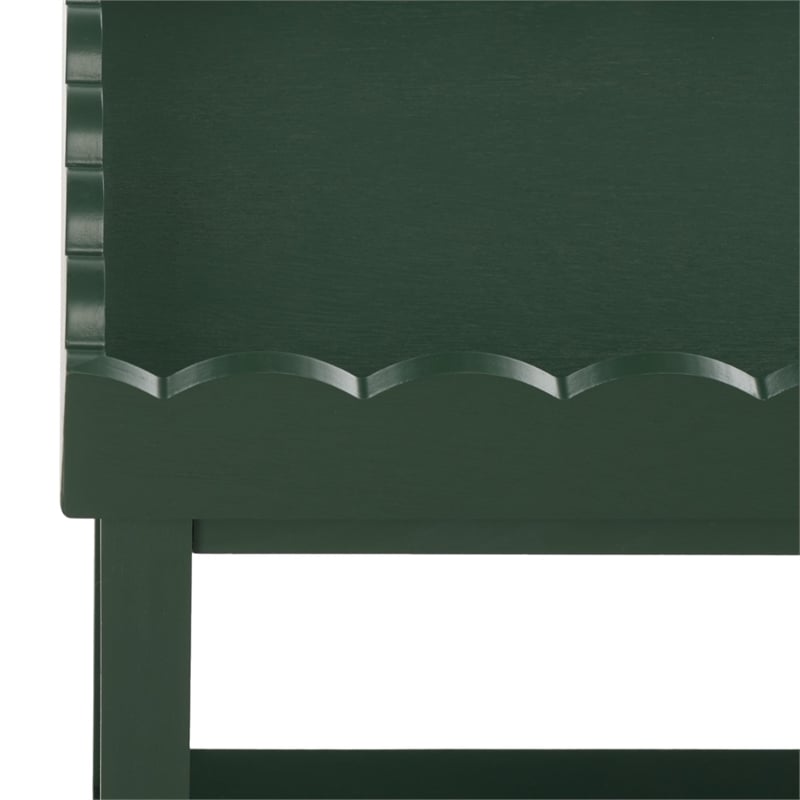 Safavieh Starlyn Wood Accent Table in Green
