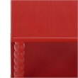 Safavieh Dilyn 3 Shelf Wood Accent Table in Red