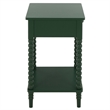 Safavieh Orbis One Wood Drawer Accent Table in Green
