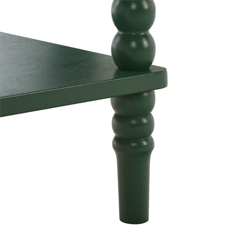 Safavieh Orbis One Wood Drawer Accent Table in Green