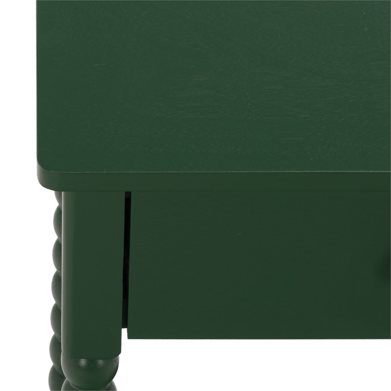 Safavieh Orbis One Wood Drawer Accent Table in Green