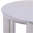 Safavieh Mander Metal Accent Table in Silver