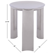Safavieh Mander Metal Accent Table in Silver