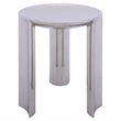 Safavieh Mander Metal Accent Table in Silver
