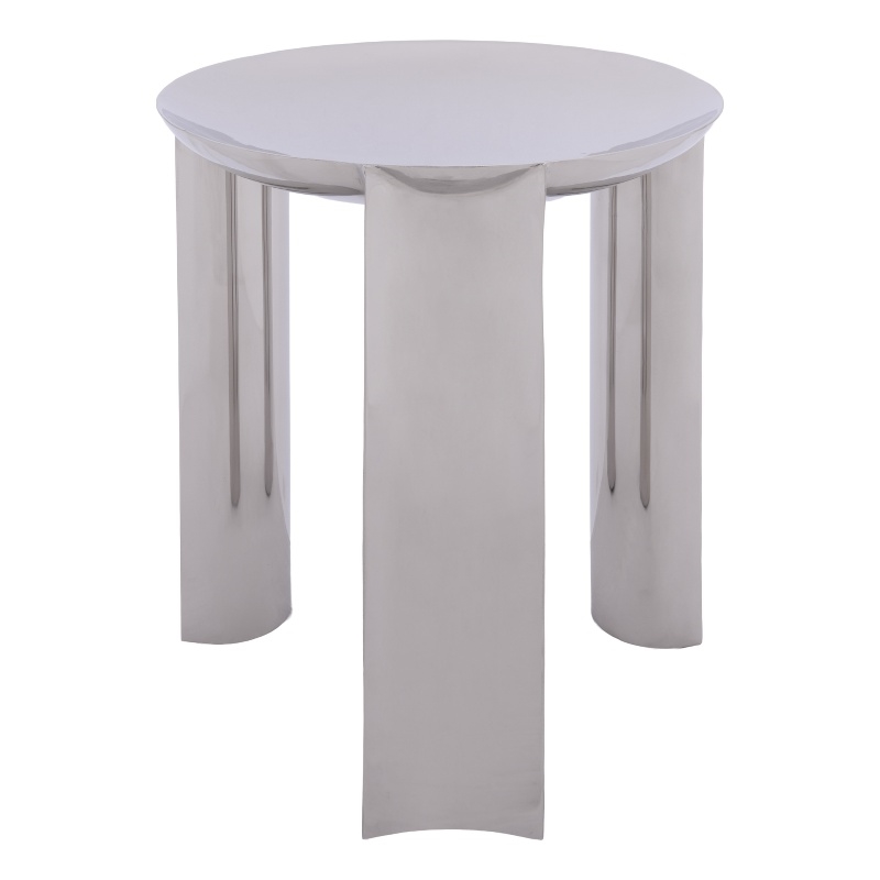 Safavieh Mander Metal Accent Table in Silver