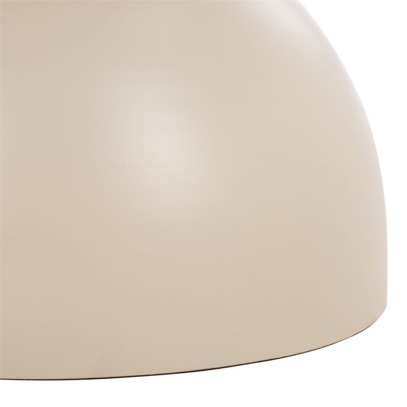 Safavieh Preston Iron Accent Table in Mustard / Ivory