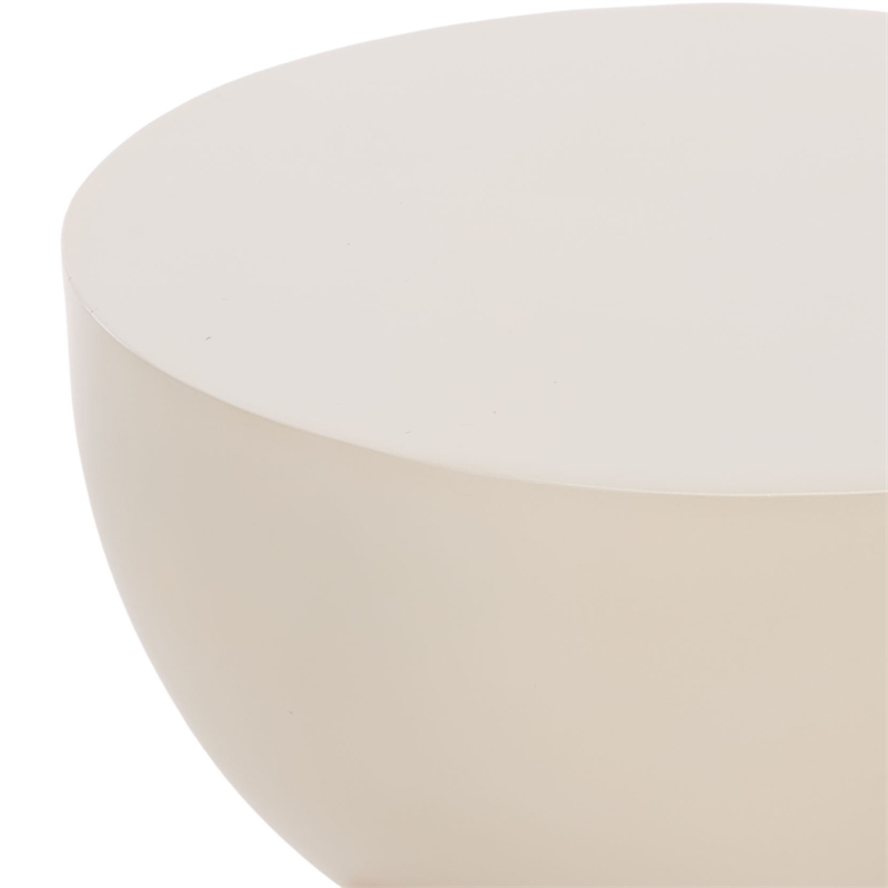 Safavieh Tuleen Iron Accent Table in Mustard / Ivory