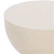 Safavieh Tuleen Iron Accent Table in Mustard / Ivory
