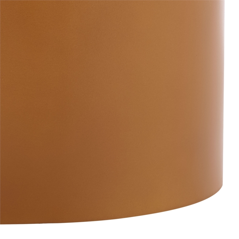 Safavieh Tuleen Iron Accent Table in Mustard / Ivory