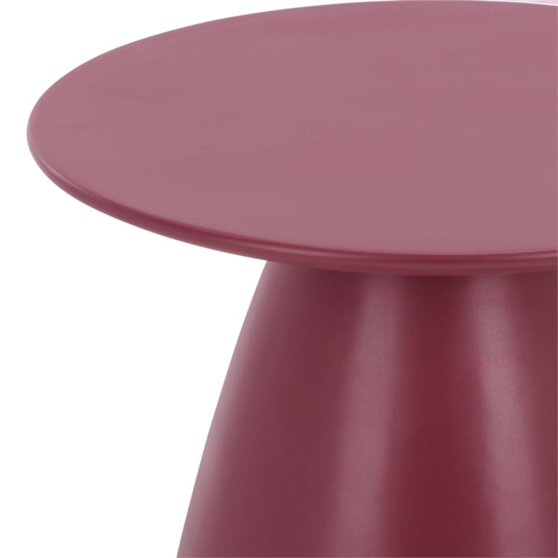 Safavieh Margie Wood Accent Table in Magenta