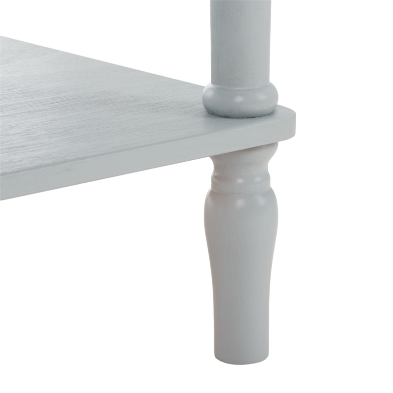 Safavieh Haven 1 Wood Top Drawer Accent Table in Gray