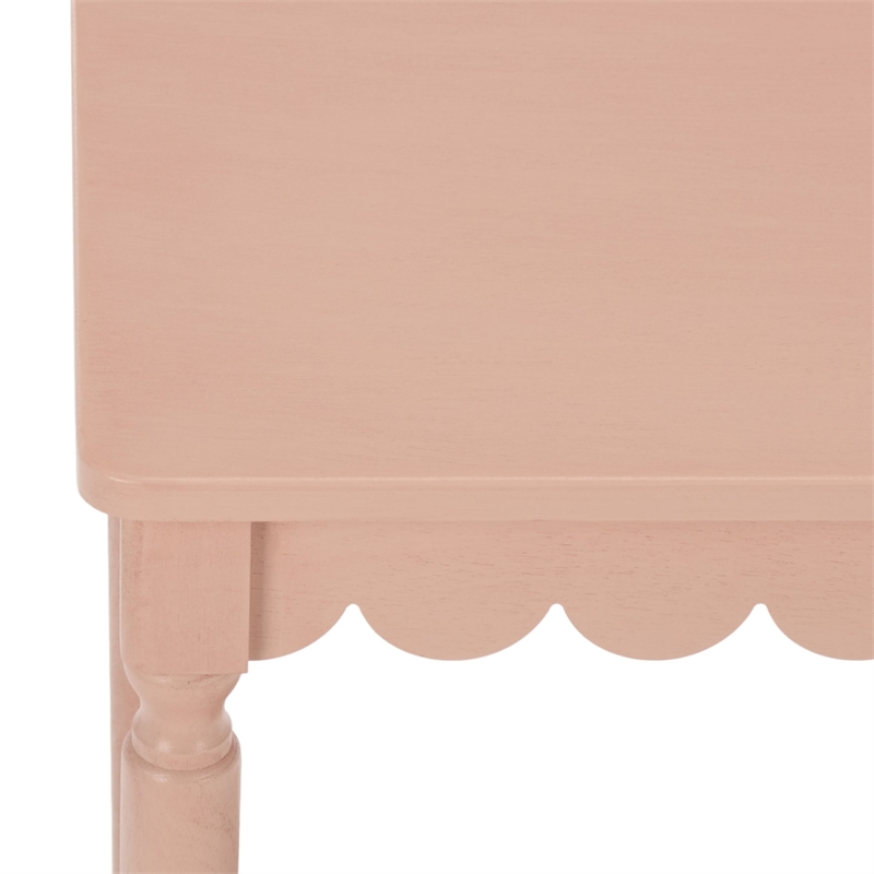 Safavieh Haven Wood Accent Table in Pink