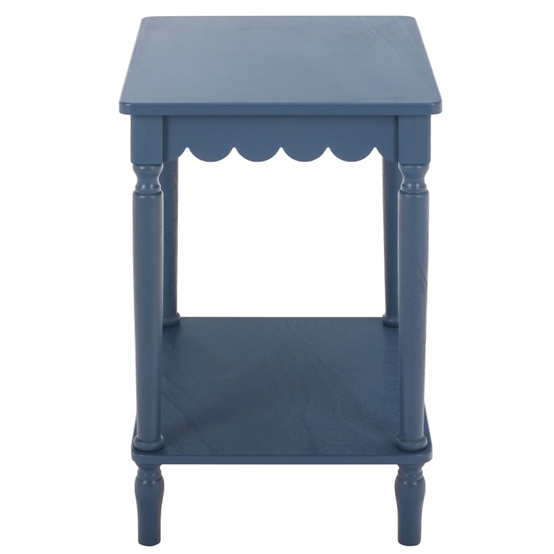 Safavieh Haven Wood Accent Table in Blue