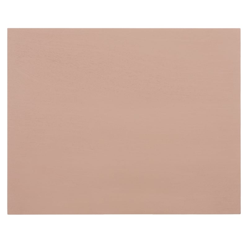 Safavieh Litith Square Wave Wood Accent Table in Pink