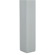 Safavieh Litith Square Wave Wood Accent Table in Gray