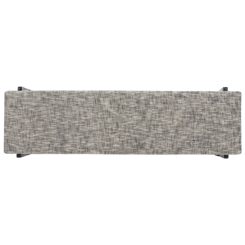 Safavieh Zhanna Iron Bench Cushion in Navy / Black
