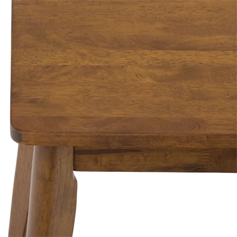 Safavieh Tevin Wood Bench in Walnut