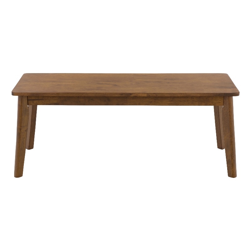 Safavieh Tevin Wood Bench in Walnut