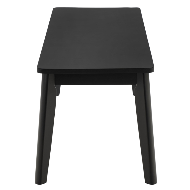 Safavieh Tevin Wood Bench in Black