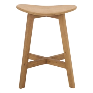 Safavieh Rancho Wood Counter Stool in Natural