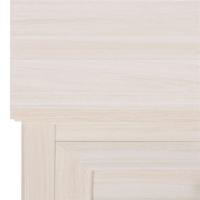 Safavieh Sondra 2 Drawer 1 Shelf Wood Console in Light Oak