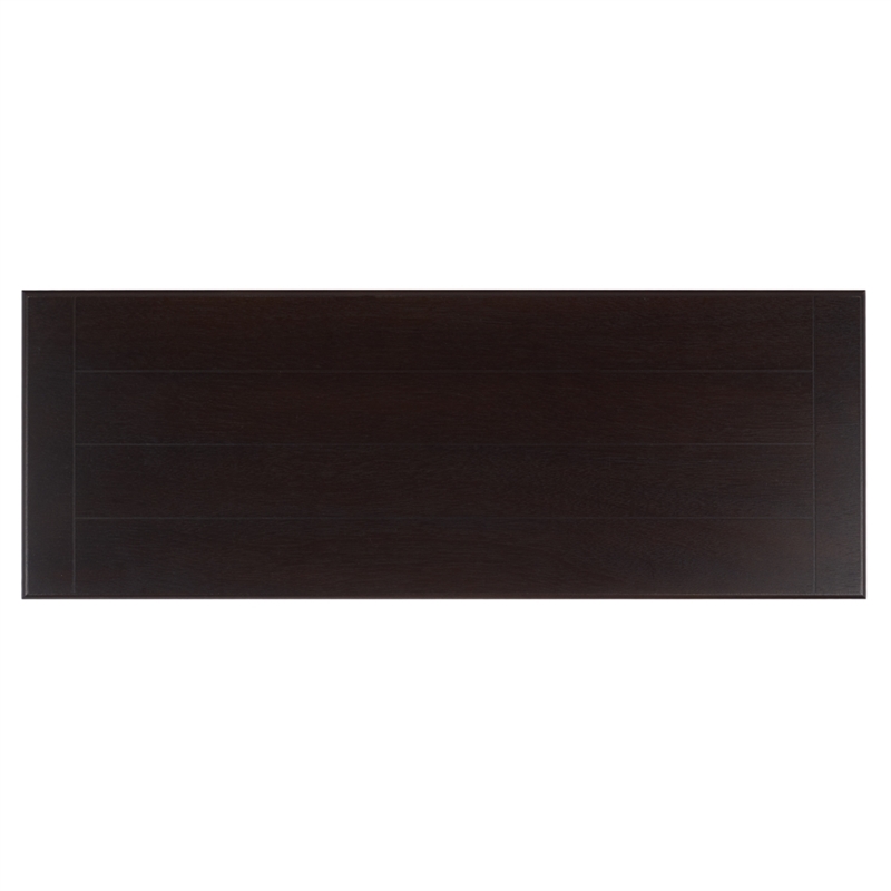 Safavieh Primrose 2 Drawer Wood Console Table in Chocolate