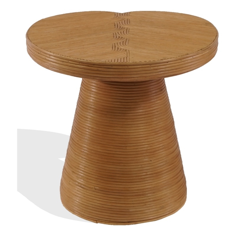 Safavieh Vyvianna Rattan Accent Table in Natural