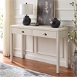 Safavieh Apis 2 Drawer Wood Console Table in White