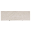 Safavieh Apis 2 Drawer Wood Console Table in White