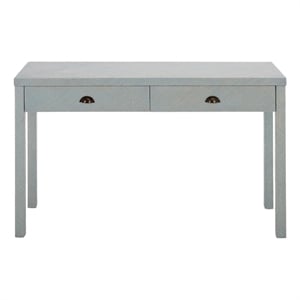 Safavieh Apis 2 Drawer Wood Console Table in Light Blue