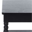 Safavieh Orbis Rectangle Wood Coffee Table in Matte Black