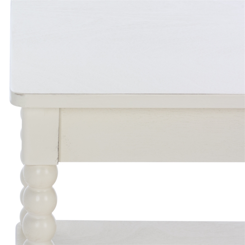 Safavieh Orbis Rectangle Wood Coffee Table in White