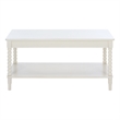 Safavieh Orbis Rectangle Wood Coffee Table in White