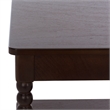 Safavieh Orbis Rectangle Wood Coffee Table in Chocolate
