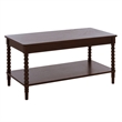 Safavieh Orbis Rectangle Wood Coffee Table in Chocolate