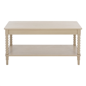 Safavieh Orbis Rectangle Wood Coffee Table in Natural