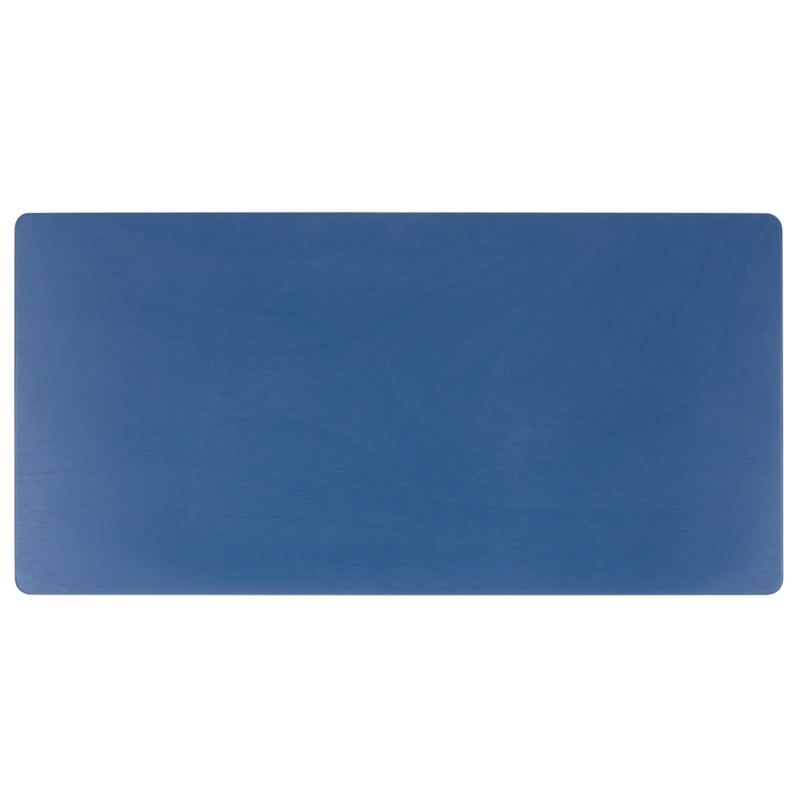 Safavieh Orbis Rectangle Wood Coffee Table in Blue