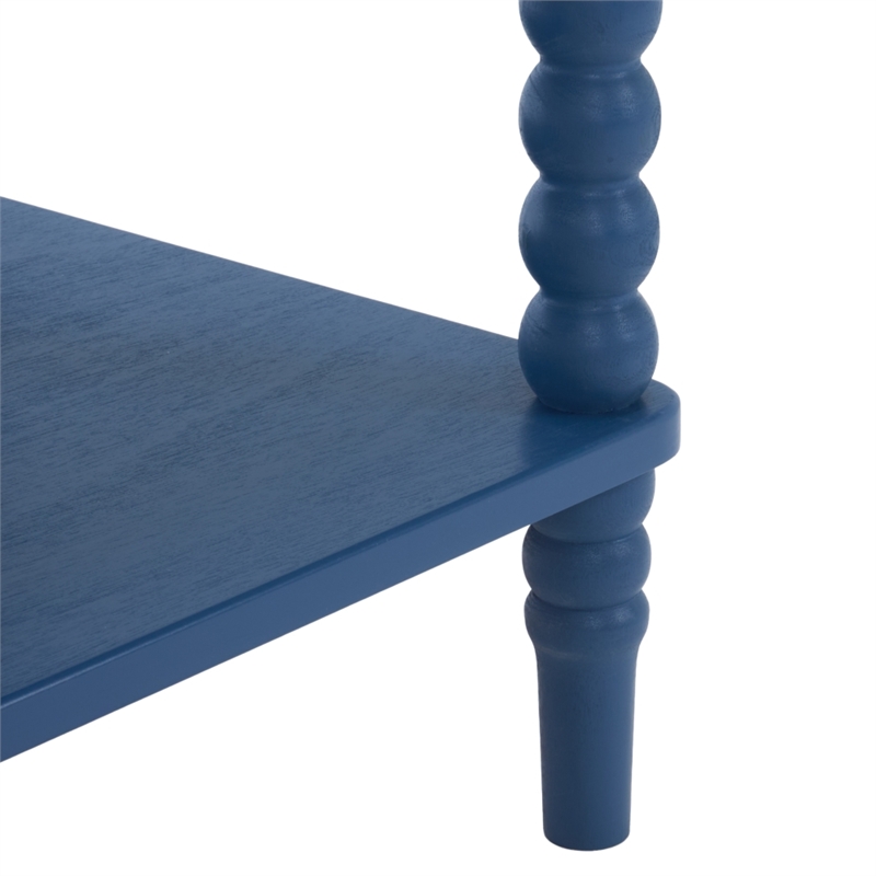 Safavieh Orbis Rectangle Wood Coffee Table in Blue